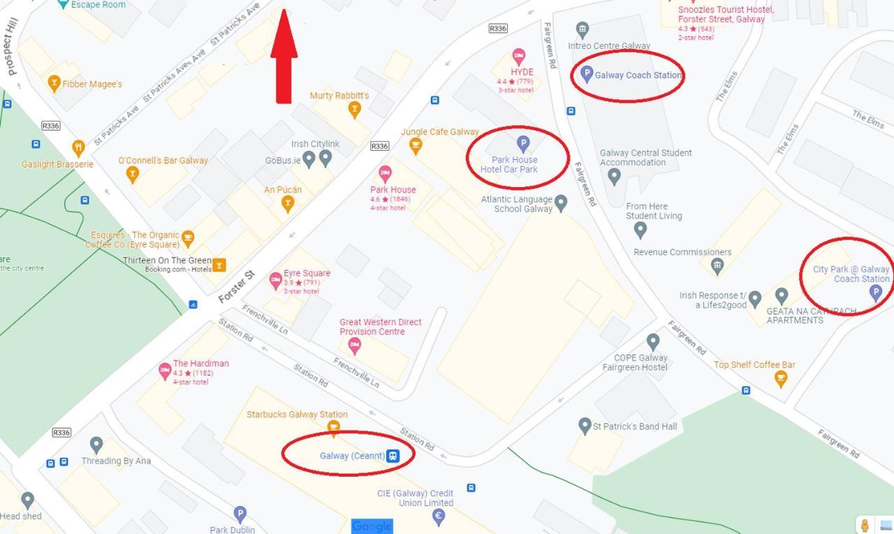 2 Bed Townhouse Eyre Square City Centre Голуэй Экстерьер фото